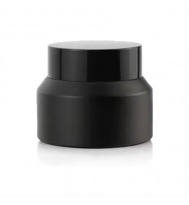 Borcan negru mat cu capac 100ml