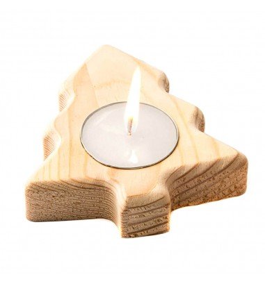 Suport lumânare din lemn - BRAD