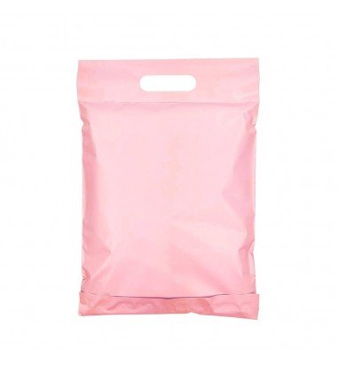Plicuri curierat cu mâner - roz (set...