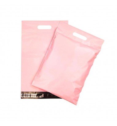 Plicuri curierat cu mâner - roz (set...