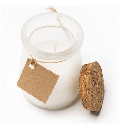 Lumânare parfumată cu capac din plută