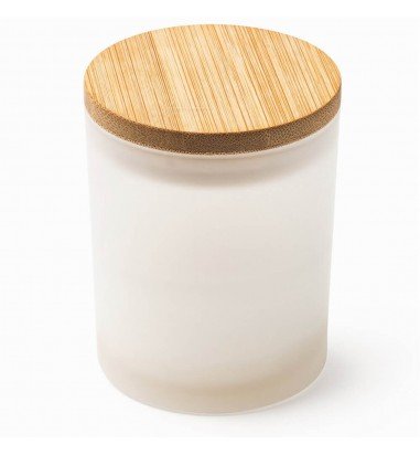 Lumânare parfumată cu capac din lemn