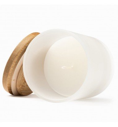 Lumânare parfumată cu capac din lemn