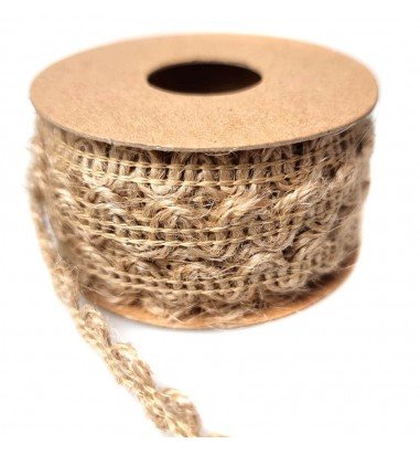 Bandă iută ondulată - 5mm x 5m