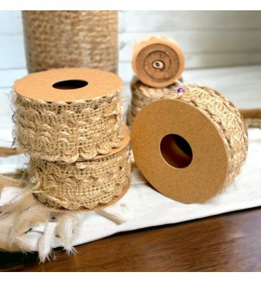 Bandă iută ondulată - 5mm x 5m