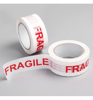 Bandă adezivă imprimeu FRAGILE 5cm x 66m
