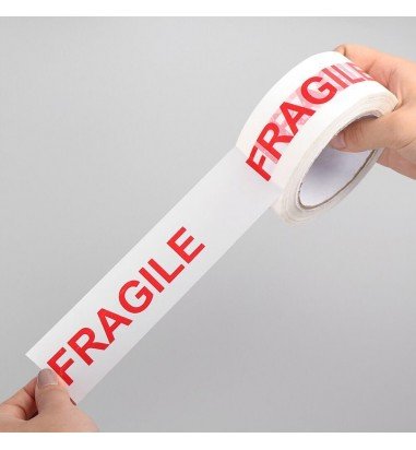 Bandă adezivă imprimeu FRAGILE 5cm x 66m