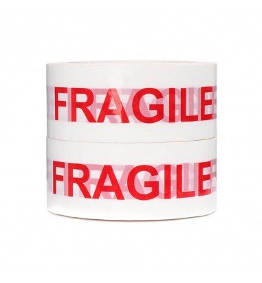 Bandă adezivă imprimeu FRAGILE 5cm x 66m