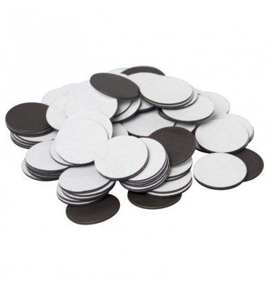 Buline magnetice rotunde cu adeziv...