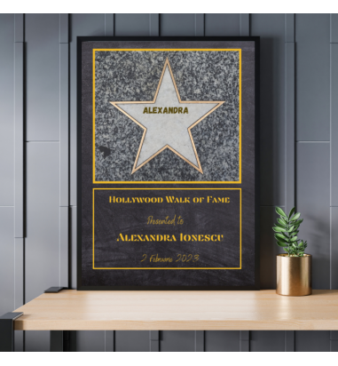 Rama foto personalizata Hollywood Fame