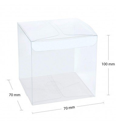 Cutii plastic transparente (set 50...