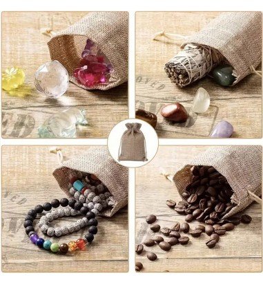 Săculeți țesătură sac cu sfoară...