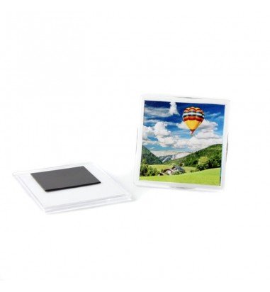 Magnet frigider pătrat (blank) 6.5cm