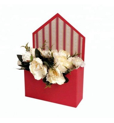 Cutie solidă tip plic - roșu