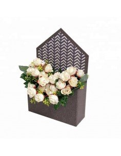 Cutie solidă tip plic - gri