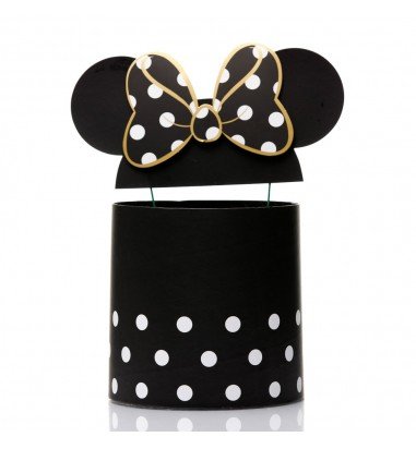 Set 3 cutii rotunde cu buline și...