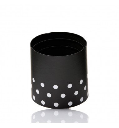 Set 3 cutii rotunde cu buline și...