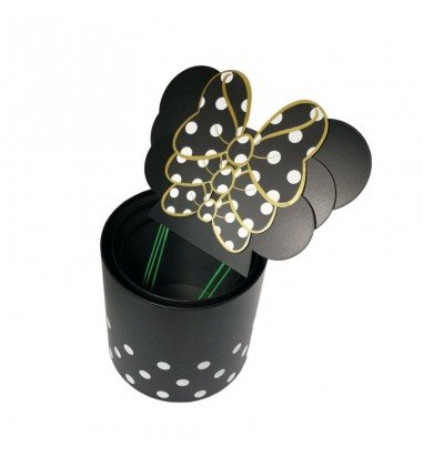 Set 3 cutii rotunde cu buline și...