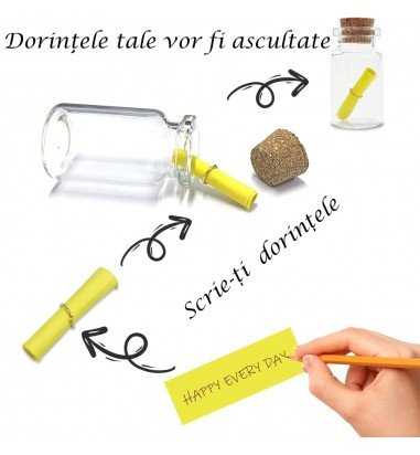 Sticluță transparentă reutilizabilă...