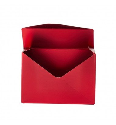 Cutie tip plic lucioasă - roșu (set...