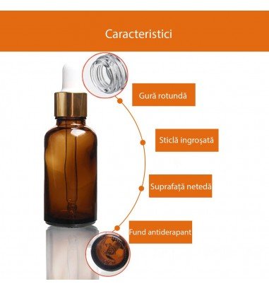 Sticluță ambră reutilizabilă cu...