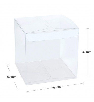 Cutii plastic transparente (set 50...