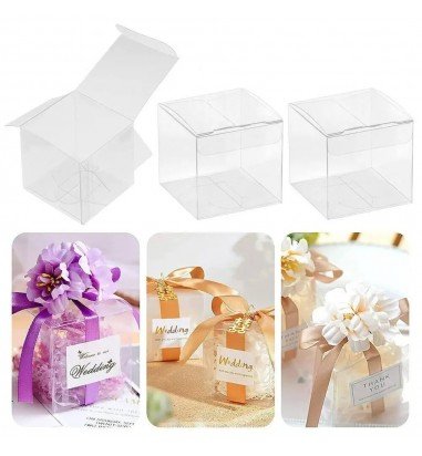 Cutii plastic transparente (set 50...
