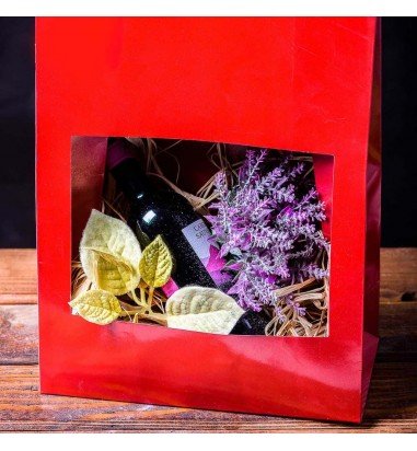 Cutii cu fereastră și mâner - roșu...