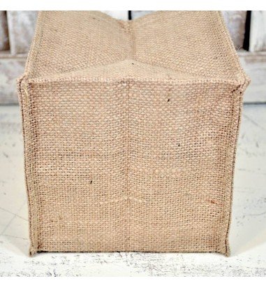 Cutie pătrată din iută 15x15x15cm