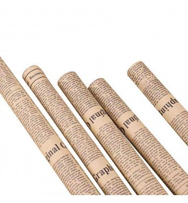 Hârtie decorativă ambalat model ziar...