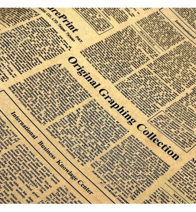 Hârtie decorativă ambalat model ziar...