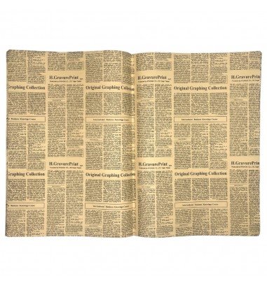 Hârtie decorativă ambalat model ziar...