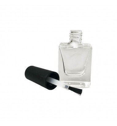 Sticluță transparentă pătrată cu...