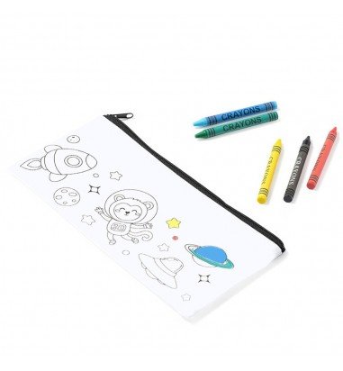 Geantă penar de colorat pentru copii