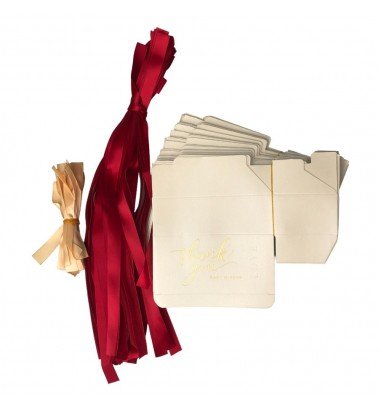 Cutie hârtie cu fundă Thank you...