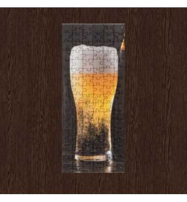 Puzzle in forma de bere