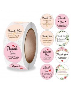 Rolă 500 stickere rotunde...