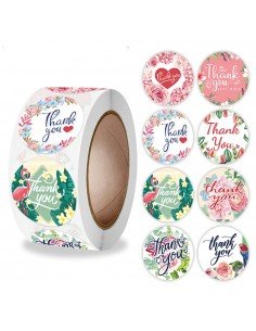 Rolă 500 stickere rotunde...