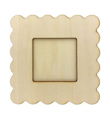 Ramă foto lemn - ondulată