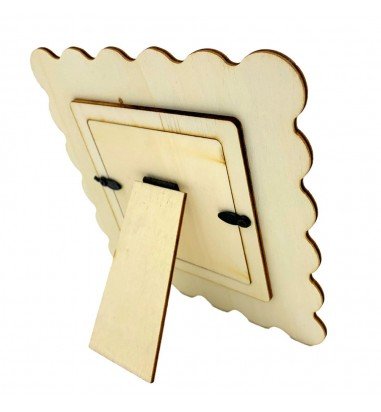 Ramă foto lemn - ondulată