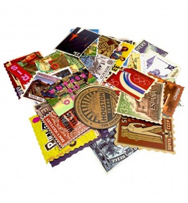 Stickere mici din hârtie - temă...