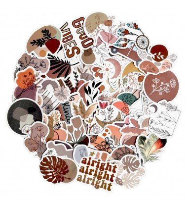 Stickere mici din hârtie - temă florală