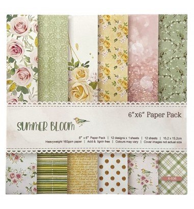 Set foi hârtie creativă 15x15cm model...