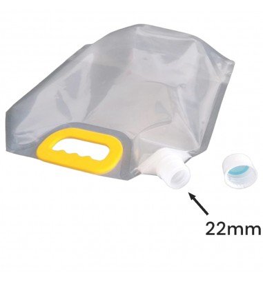 Pungă plastic cu mâner pentru lichide...