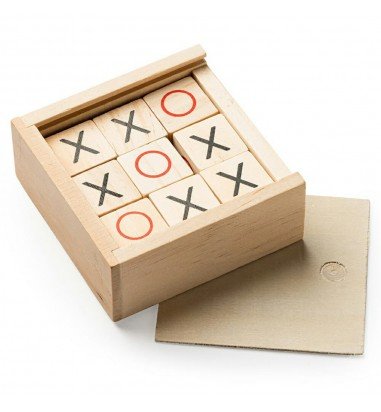 Set joc X și 0 din lemn gravabil