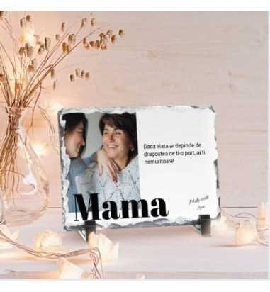 Rama Foto Personalizata Ardezie cu o...