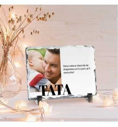 Rama Foto Personalizata Ardezie cu o...