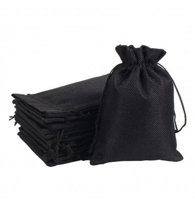 Săculeți țesătură sac cu sfoară...