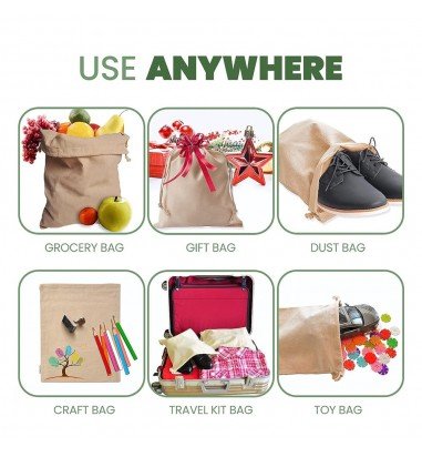 Săculeți bumbac dreptunghiulari - alb...