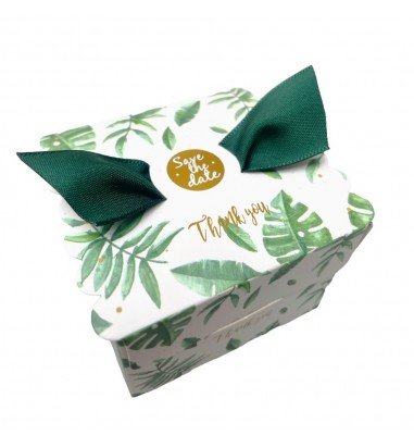 Cutie cu panglică mică - verde (set...